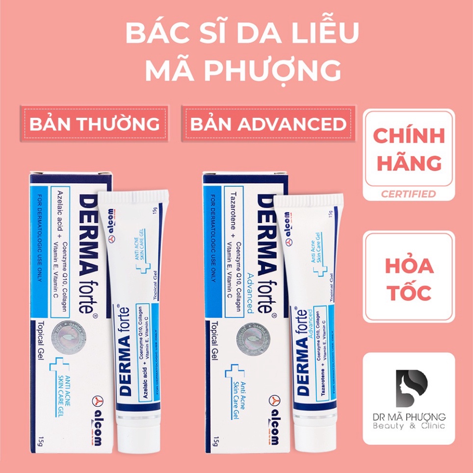 [CHÍNH HÃNG] Giảm Thâm mụn DERMA FORTE