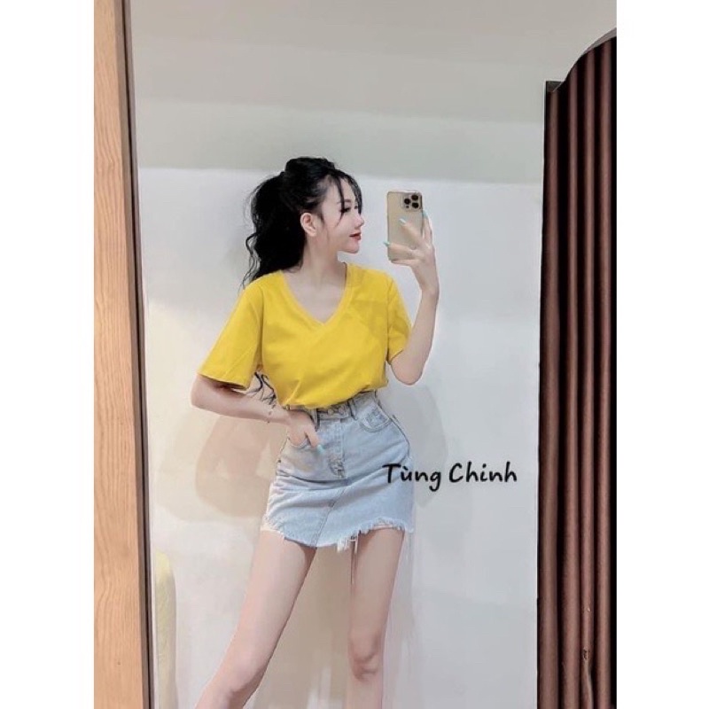 ÁO PHÔNG CỔ TIM TRƠN LOẠI 1 QUẢNG CHÂU MS18882