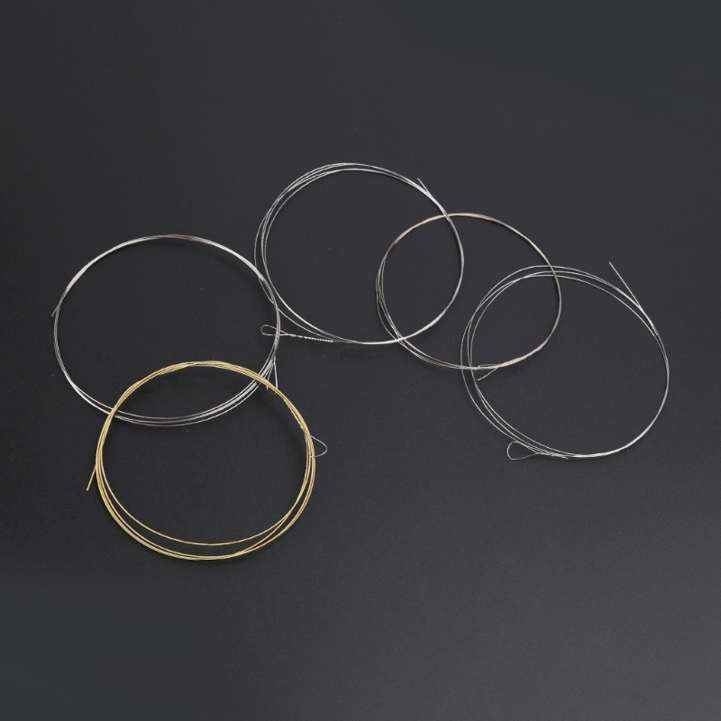 Dây Đàn Banjo 5 Sợi Bằng Thép Không Gỉ Mạ Hợp Kim Đồng Chất Lượng Cao