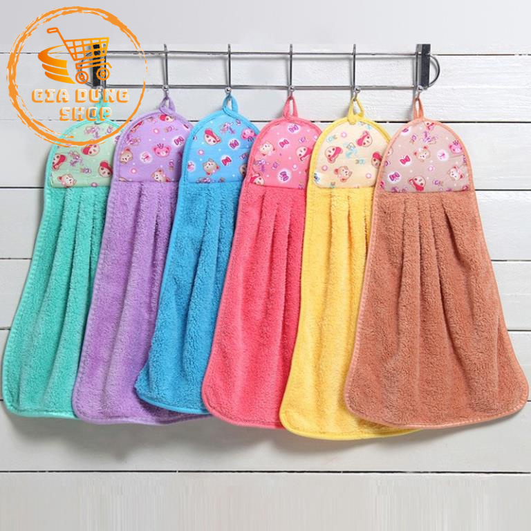 Khăn Lau Tay, Lau Bát Nhà Bếp Siêu Thấm Nước Size Lớn