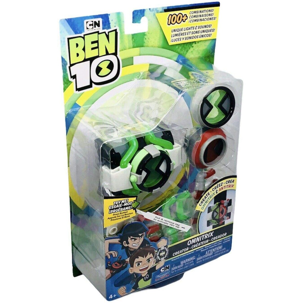 Đồng hồ Benten Omnitrix Creator chính hãng Playmates có âm thanh, ánh sáng