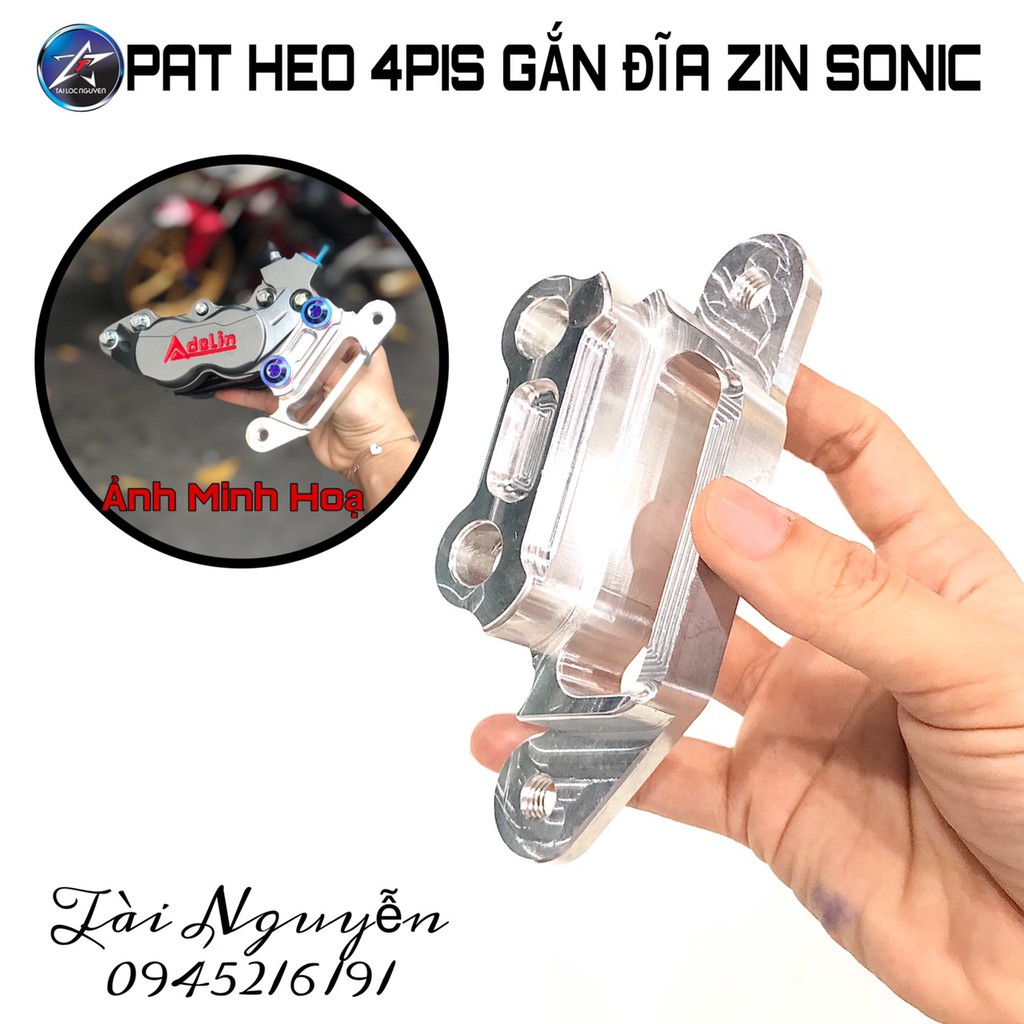 PAT CNC HEO 4PIS GẮN ĐĨA ZIN CHO SONIC - RAIDER FI - SATRIA FI