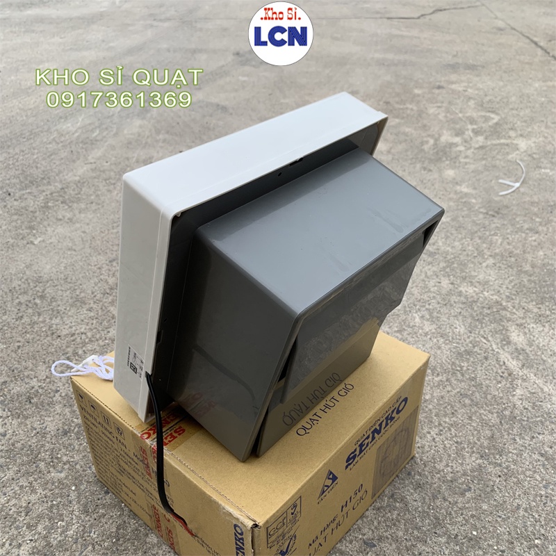 Quạt Hút Mùi Senko H150 (30W) FREESHIP Hút 2 chiều Quạt thông gió 2 chiều gắn tường