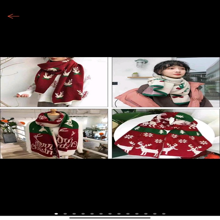 [ CHẤT LEN MỀM ] Khăn Quàng Cổ Mềm Mại Ấm Áp , NOEL , Thời Trang Hàn Quốc