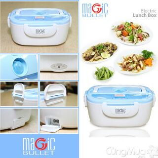 Hộp cơm hâm nóng tự động ruột inox