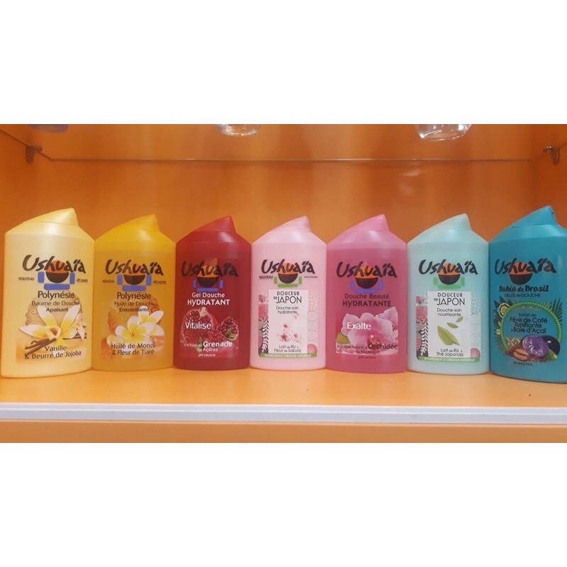 🎀SỮA TẮM DẠNG GEL USHUAIA -250 mL