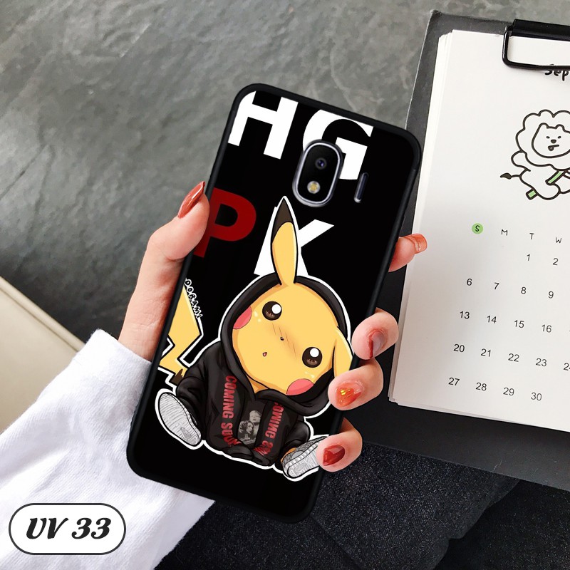 Ốp lưng nhám viền dẻo Samsung Galaxy J4 2018 in hình