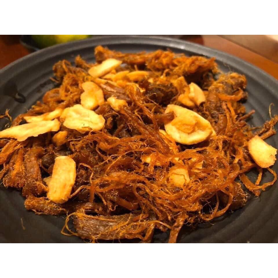 [RẺ VÔ ĐỊCH] 500G KHÔ HEO CHÁY TỎI LOẠI A SIÊU THƠM NGON | BigBuy360 - bigbuy360.vn