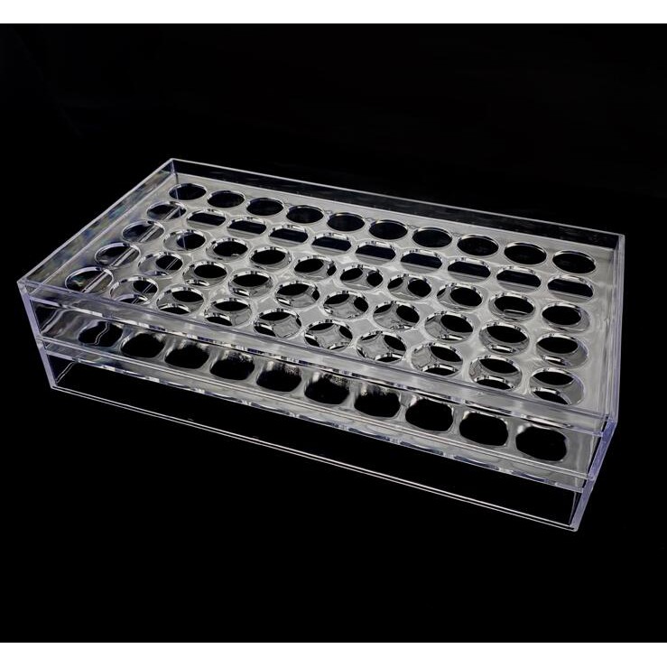 Kệ đựng mực xăm, Kệ mực xăm 50 lỗ, Kệ mực treo tường, Kệ đựng mực, Giá để mực xăm