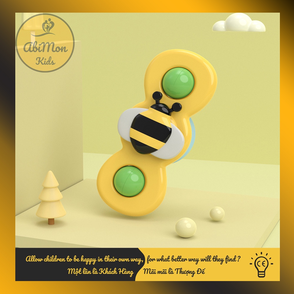 Đồ Chơi Con Quay Spinner Hình Côn Trùng Cho Bé ☘️ Montessori cao cấp ✨ Đồ chơi Giáo Dục - An toàn - Thông minh