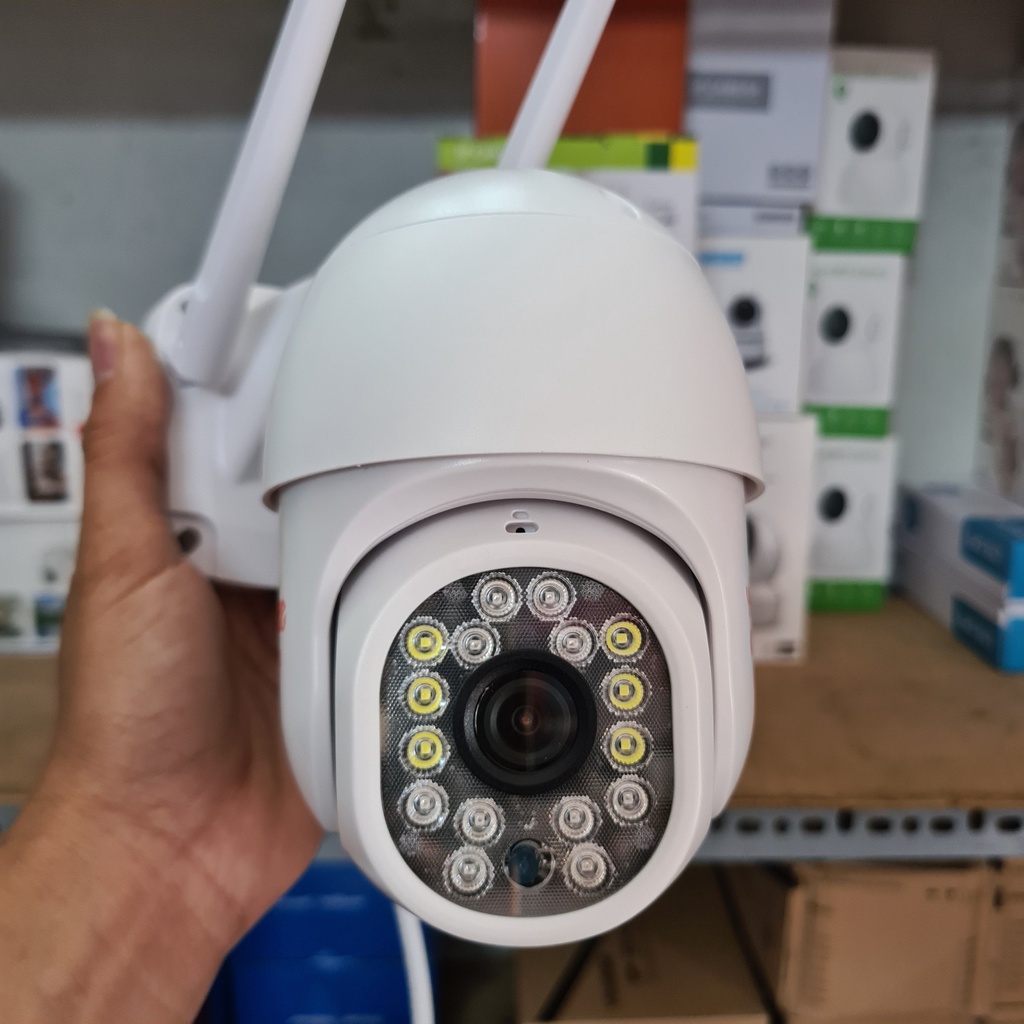 CAMERA IP WIFI PTZ YOOSEE MINI 16/36 LED Quay đêm có màu - Xoay 360 độ, chống nước