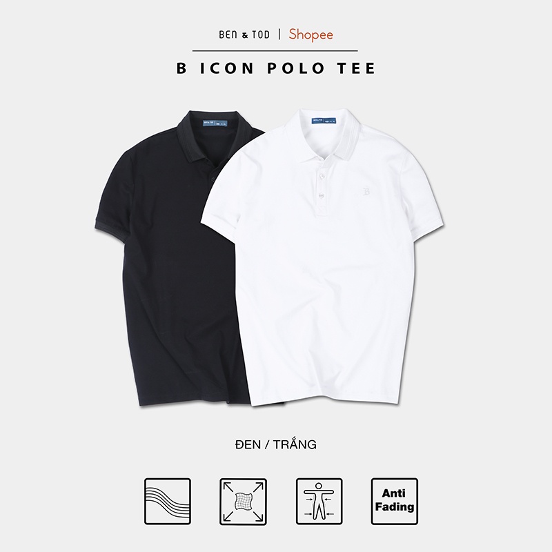 Áo thun polo BEN &amp; TOD cotton cao cấp phong cách trẻ trung