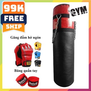 Giá sốc 🎁 bao đấm bốc da 120cm không ruột ⚡giá rẻ⚡ bao cát boxing