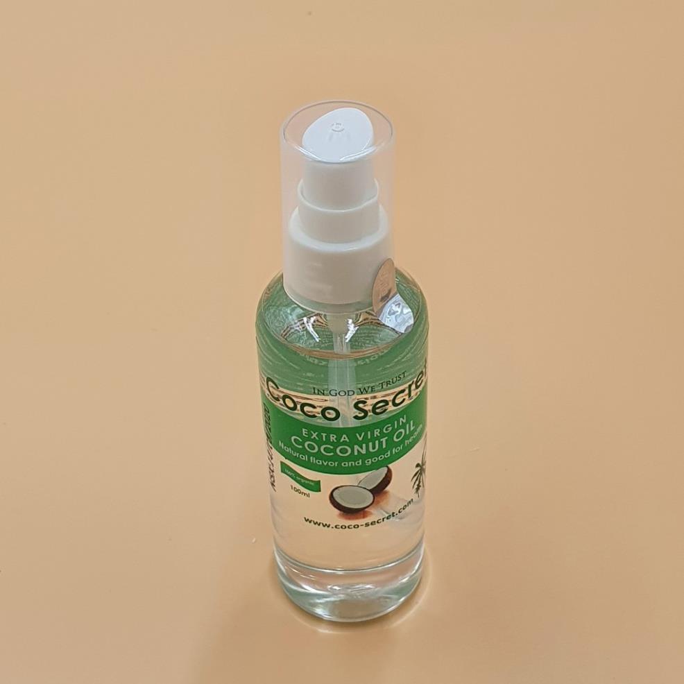 Dầu Dừa Tinh Khiết Coco Secret 100ml Làm Đẹp Từ Trong Ra Ngoài [Combo 2 Chai]