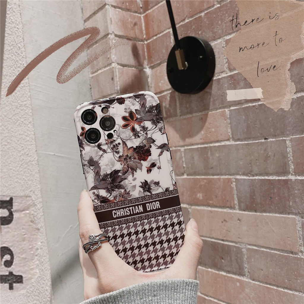 Ốp Điện Thoại Nhựa Mềm Họa Tiết Chiếc Lá Kiểu retro d10r Cho iphone15 14 13 12 mini 11 pro max 6 / 6s 7 / 8plus se2 x / xs xr xsmax #HG3572