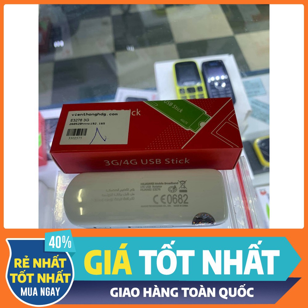 GIẢM KỊCH SÀN Usb 3G/4G Huawei E3276 - Dcom E3276 Tốc Độ Cao, Đa Mạng % | BigBuy360 - bigbuy360.vn