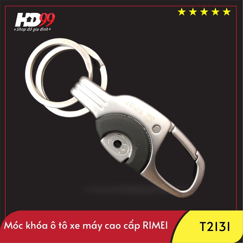 Móc Khóa Xe Máy Ô tô ️Cao Cấp ⚽FREESHIP️⚽ Móc Khóa Xe Máy Ô tô RIMEI T2131 Móc Khóa Thép Cao Cấp Gài Thắt Lưng Cho Nam