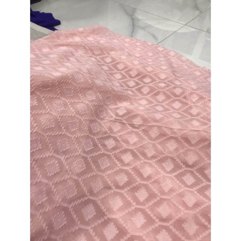 vải voan màu hồng ngọt ngào siêu xinh_1m(khổ1m5)