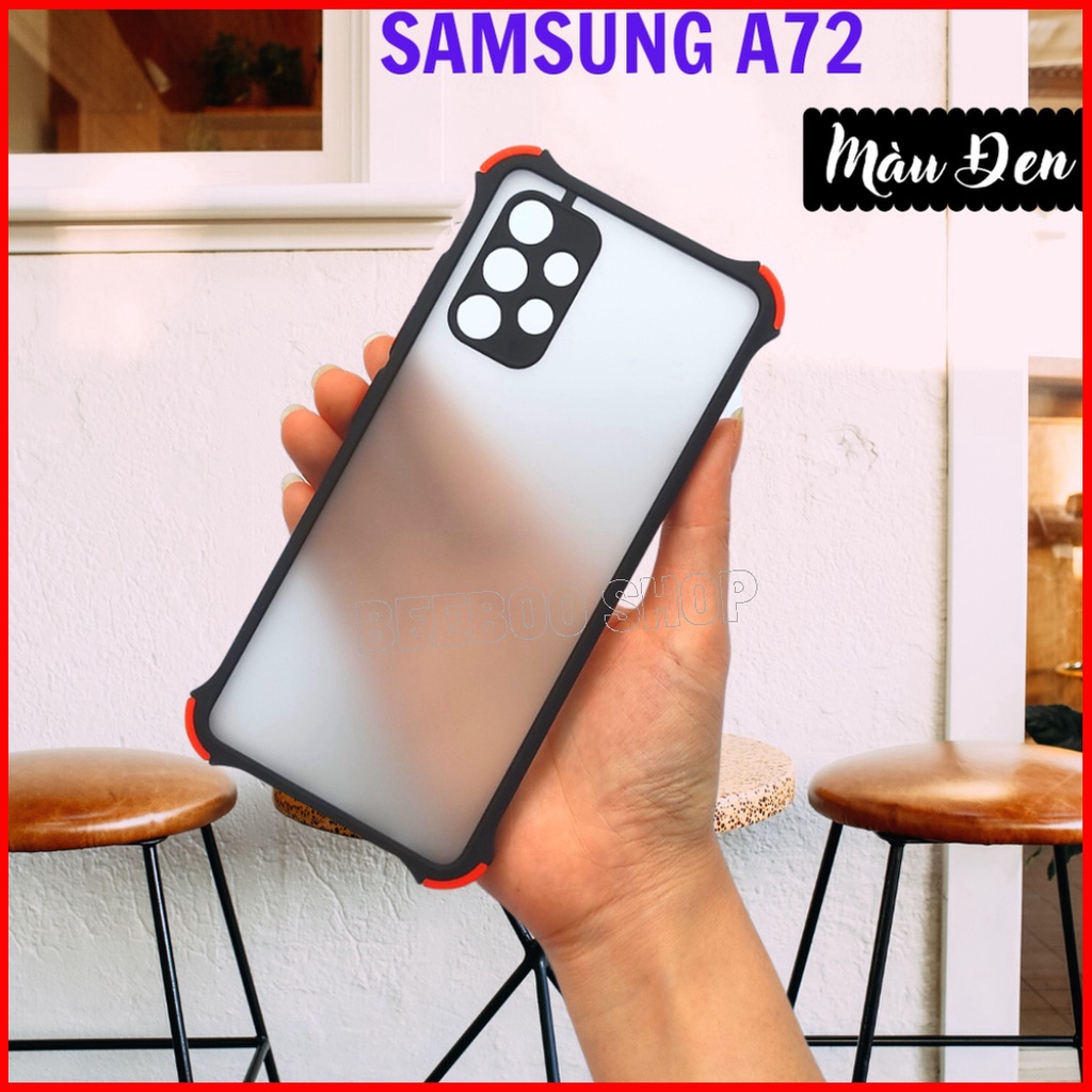 CHỐNG SỐCỐp lưng Bảo vệ Camera Samsung A71/ A72 - Chất liệu Nhám Cao cấp - Chống va đập - Thiết kế sang trọng