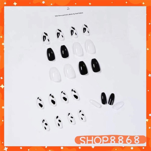 Set 24 nail dán móng nhiều mẫu siêu xinh - SHOP8868