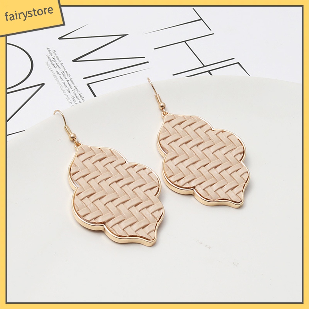 Bông Tai Mặt Tròn Họa Tiết Da Báo Thời Trang Cho Nữ