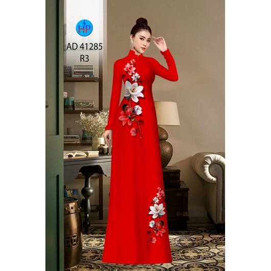 Vải áo dài hoa eo