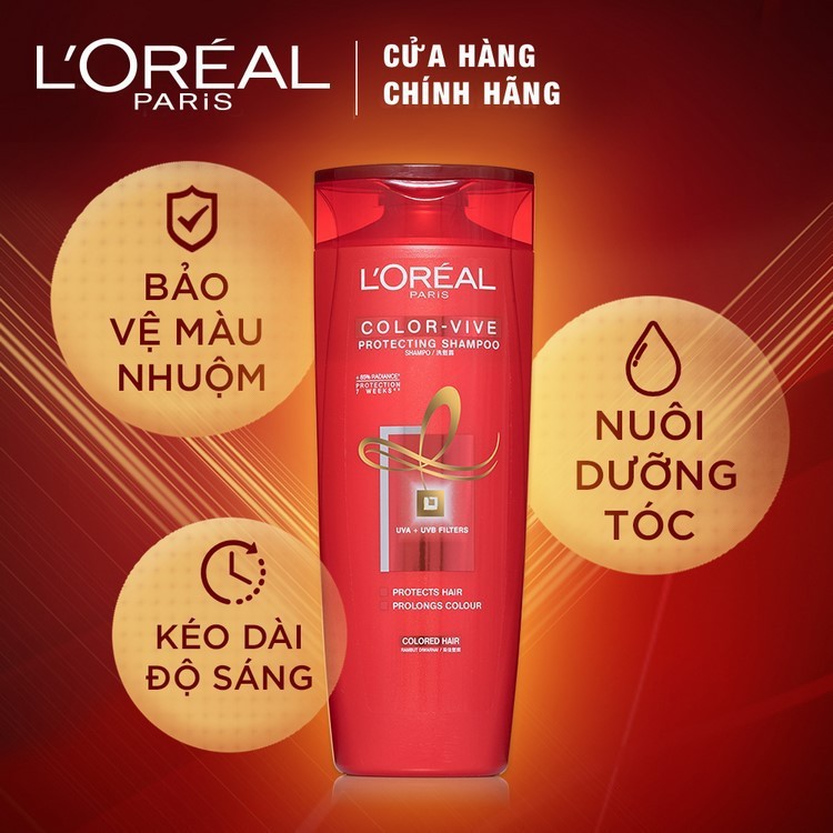Dầu gội L'Oreal Paris ELSEVE COLOR PROTECT 7 WEEKS PROTECTING SHAMPOO Giữ màu tóc nhuộm 330 ml | BigBuy360 - bigbuy360.vn