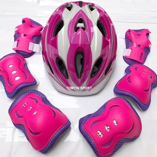 Bảo hộ bảo vệ chân tay và mũ bảo hiểm thể thao trượt patin, ván trượt và đạp xe - phụ kiện giày trượt patin TOMTIN SPORT