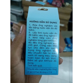 Dung Dịch Kiểm Tra ĐỘ KIỀM ( KH TEST )