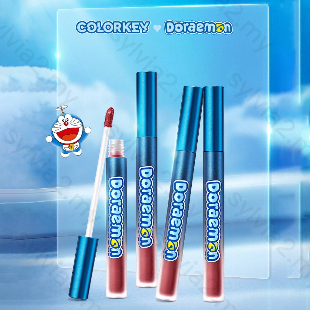 [Hàng mới về] Son kem lì DORAEMON X COLORKEY mịn như nhung trang điểm thời thượng | BigBuy360 - bigbuy360.vn