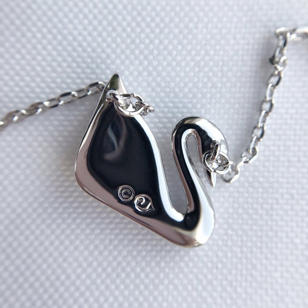 Vòng cổ Mạ Bạc 925 Mặt Thiên Nga Đính Đá Thời Trang 2023 5007735