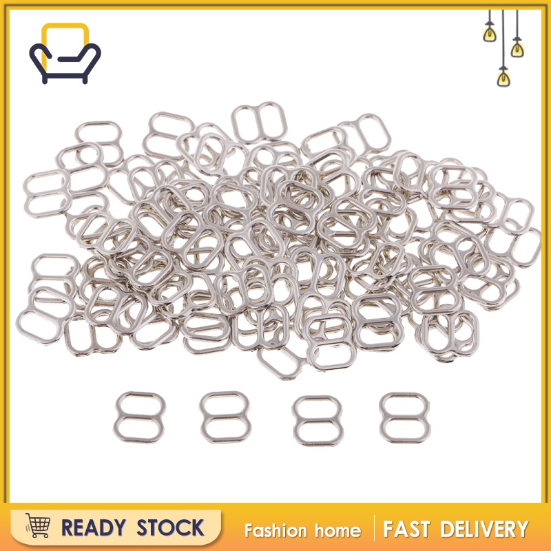 100 khóa dây áo ngực 8 móc 6mm tùy chỉnh thời trang tiện lợi