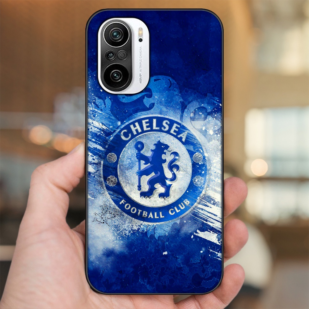 Ốp lưng Xiaomi K40 viền đen in hình Chelsea FC
