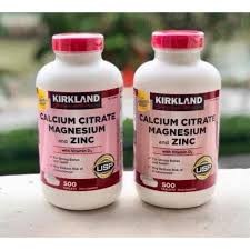 Calcium d3 magnesium Viên uống canxi kẽm kirkland Mỹ