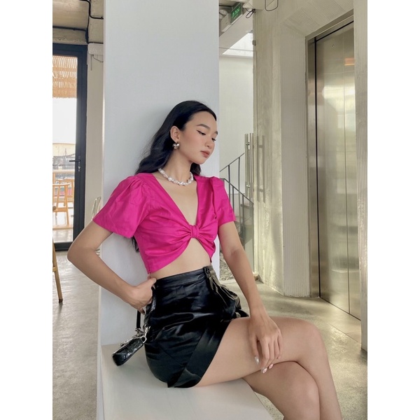 SAP-Áo croptop nơ