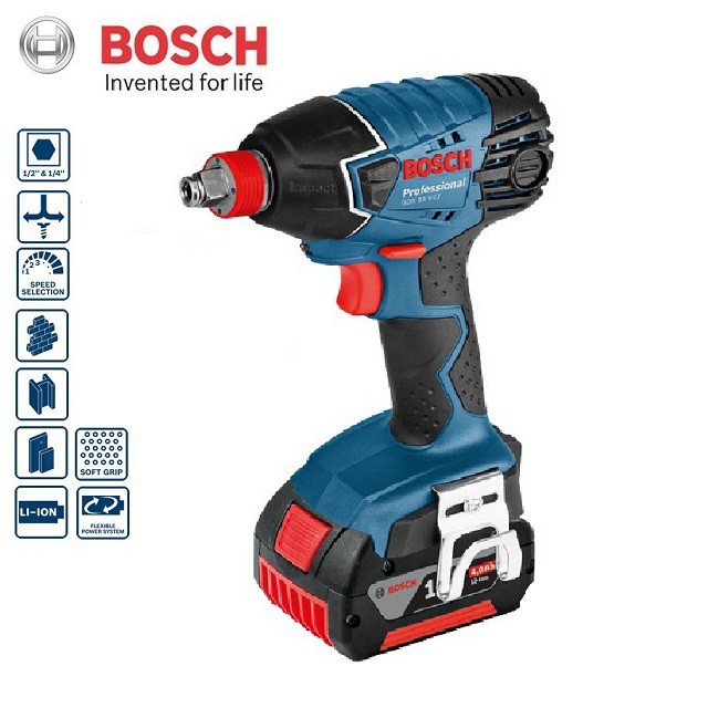 [CHÍNH HÃNG] Máy Bắt Vít Động Lực Dùng Pin Bosch GDX 180-LI, Mômen Xoắn Cao, Tốc Độ Xoay Nhanh, Bền Bỉ, Giá Rẻ