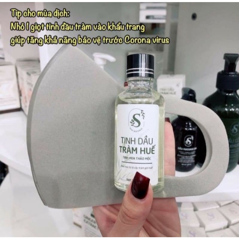 Tinh dầu tràm Sam Natural - Tinh dầu tràm Huế 100% nguyên chất