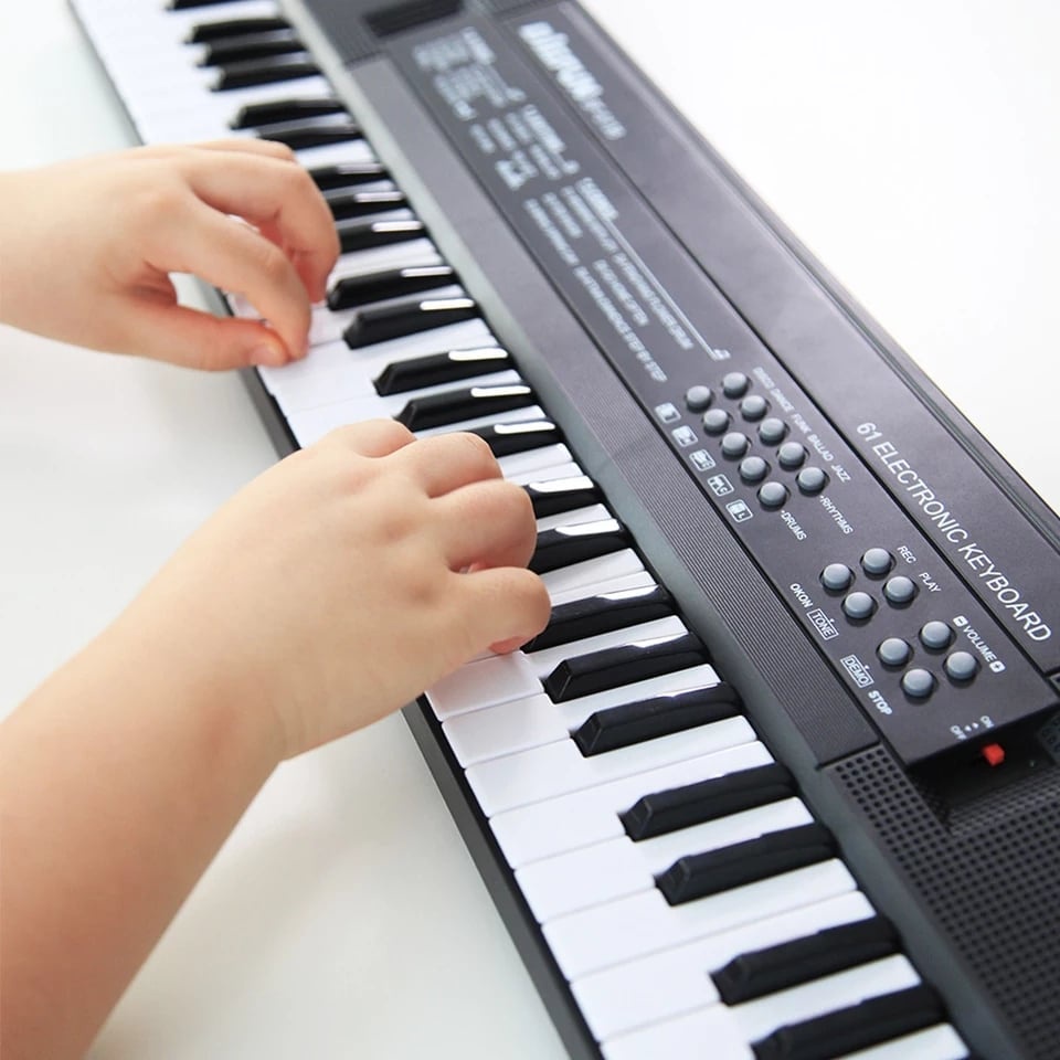 [ Ảnh Thật ] Đàn Piano, Đàn Organ Electronic Keyboard 61 Phím Cho Người Mới Tập