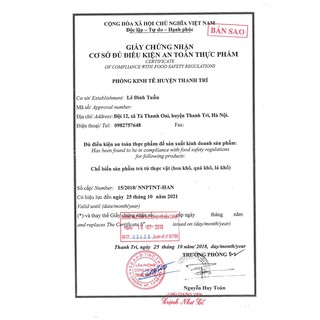 Trà Hoa Đậu Biếc (Hoa Đậu Biếc Sấy Khô)
