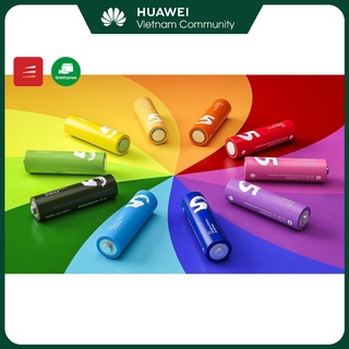 Hộp 10 viên pin tiểu AA sổ 5 Rainbow