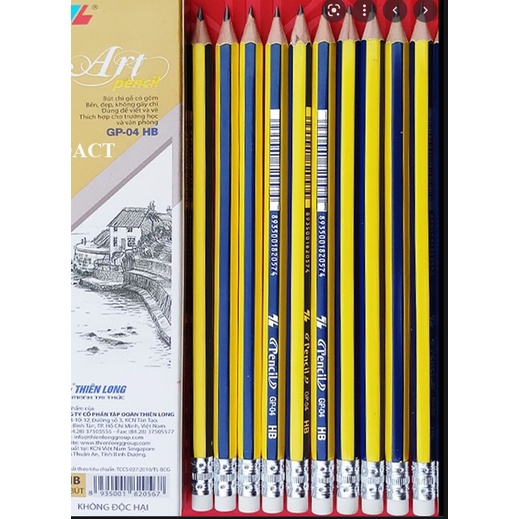 Bút chì gỗ HB Thiên Long GP-04 - ( 1 cây )