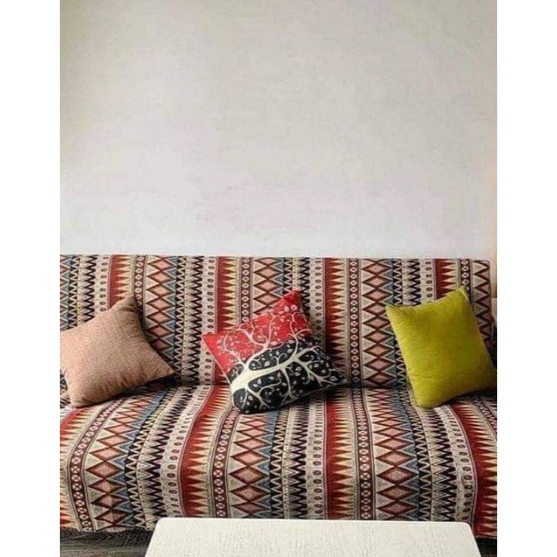 CHĂN-GA-THẢM THỔ CẨM DỆT TAY VINTAGE LOẠI 1