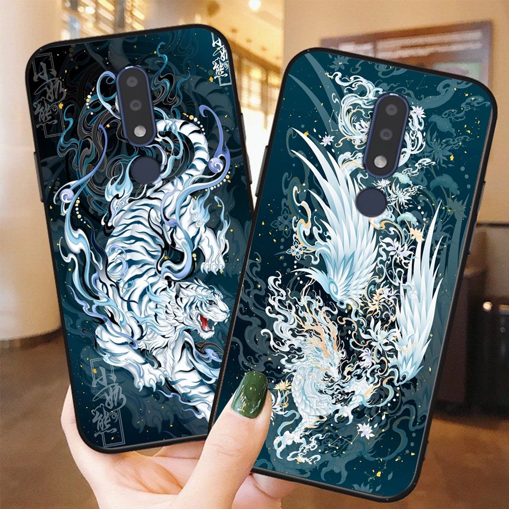 Ốp lưng điện thoại nokia x5 / x6 / 5.1 plus / 6.1 plus / 7.1 / 7.1 plus hổ , rồng , phượng hoàng ốp lưng giá rẻ
