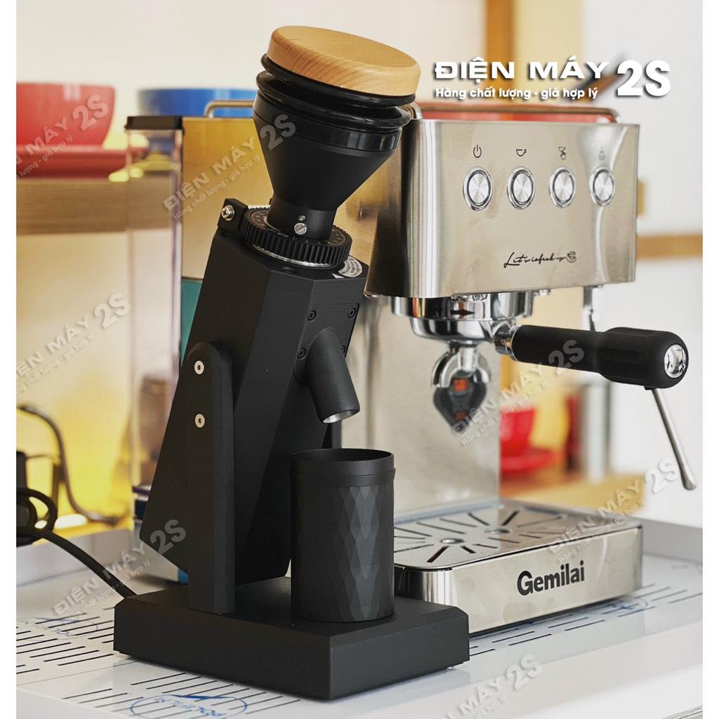 [HCM-Hàng sẵn] Máy xay cà phê, máy xay cafe LingDong 016 - Dòng máy Single Dose - Xay thô/mịn nhiều chế độ - BH 12 tháng
