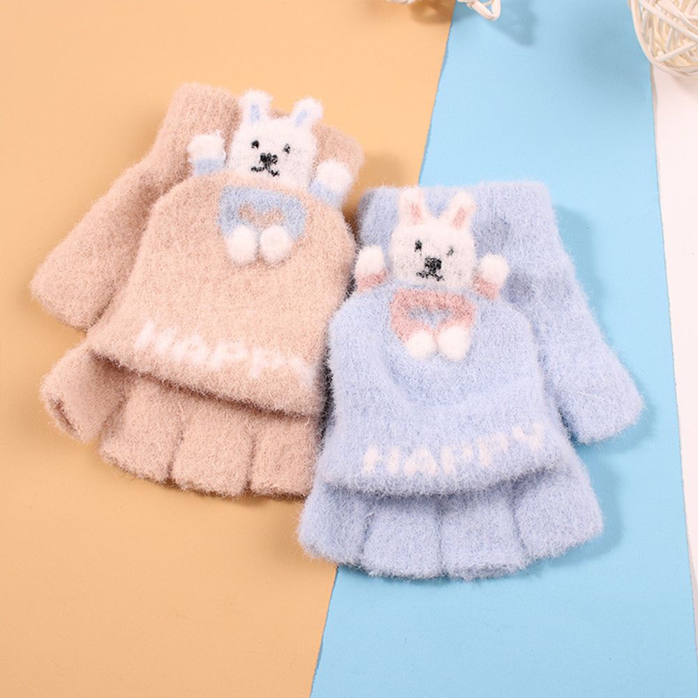 Găng tay hở ngón hình thỏ dễ thương MIHAN1