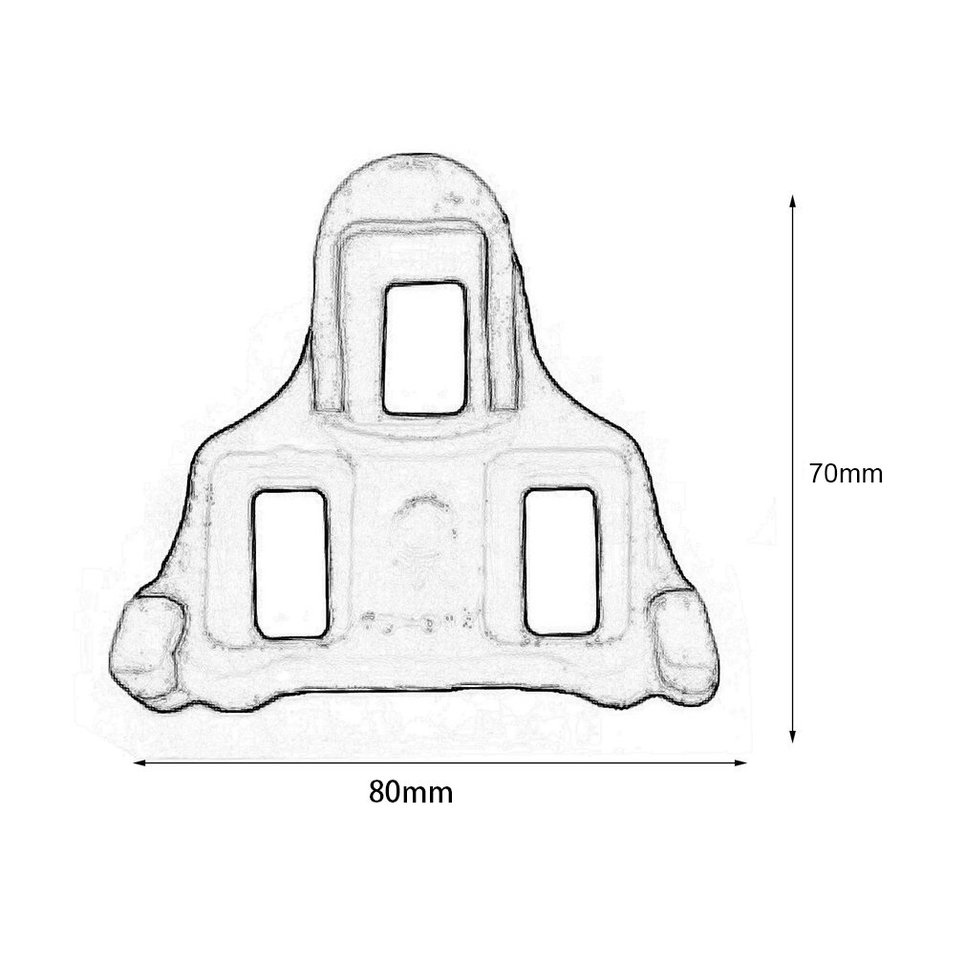 Road Bike Cleats Self-locking Cycling Pedal For SM-SH11 SPD-L Bicycle Pedal