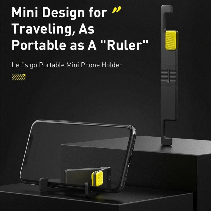 [Chính Hãng - New 100%] Đế giữ điện thoại/Tablet mini xếp gọn Baseus Let''s Go Portable And Mini Mobile Phone HolderLV80
