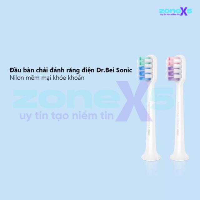 [CHÍNH HÃNG]Đầu bàn chải thay thế cho bàn chải điện Xiaomi Dr.Bei - Dr-Bei