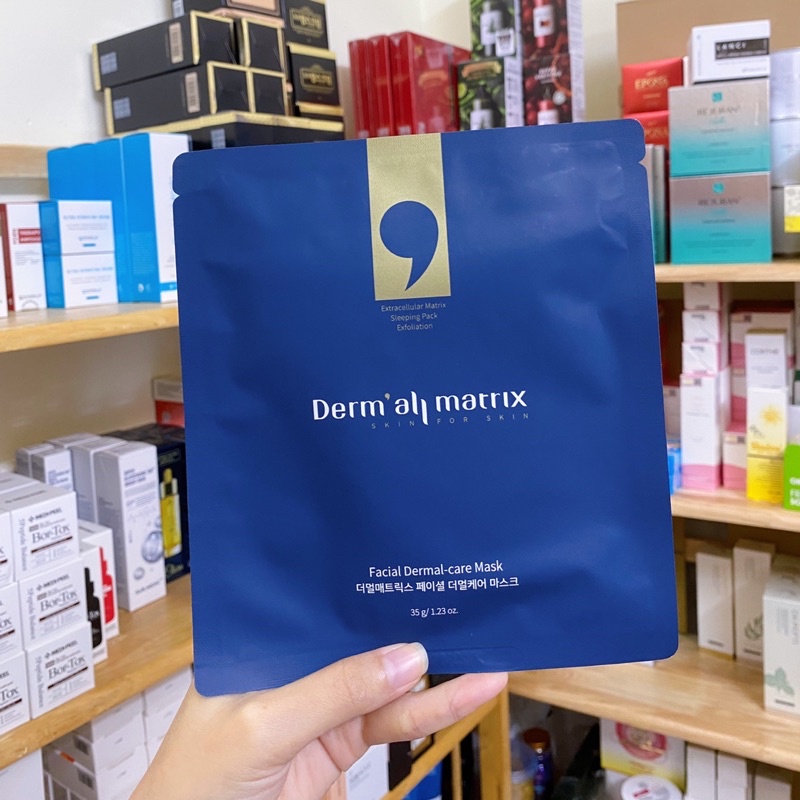 Mặt Nạ Thạch Derm All Matrix Giúp Nâng Cơ Mẫu Mới Chính Hãng Hàn Quốc Hộp 4 Miếng