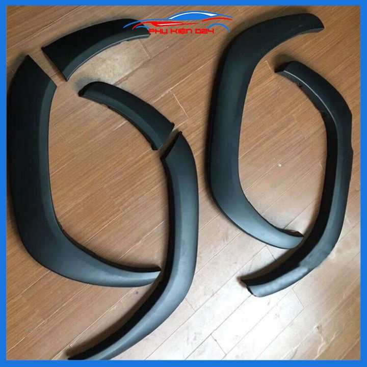 Bộ ốp cua lốp xe ô tô Hilux 2019-2020-2021-2022 bản nhỏ trang trí bảo vệ lốp xe
